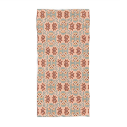 Bella Bouquet Floral Damask in Plaster Pink | Beach Towel - Beach Towel - Piccolo Fiore Prints