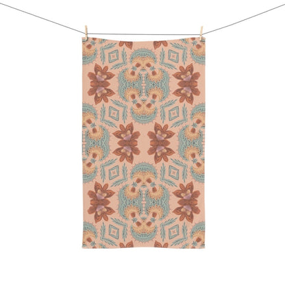 Bella Bouquet Floral Damask in Plaster Pink | Hand Towel - Hand Towel - Piccolo Fiore Prints