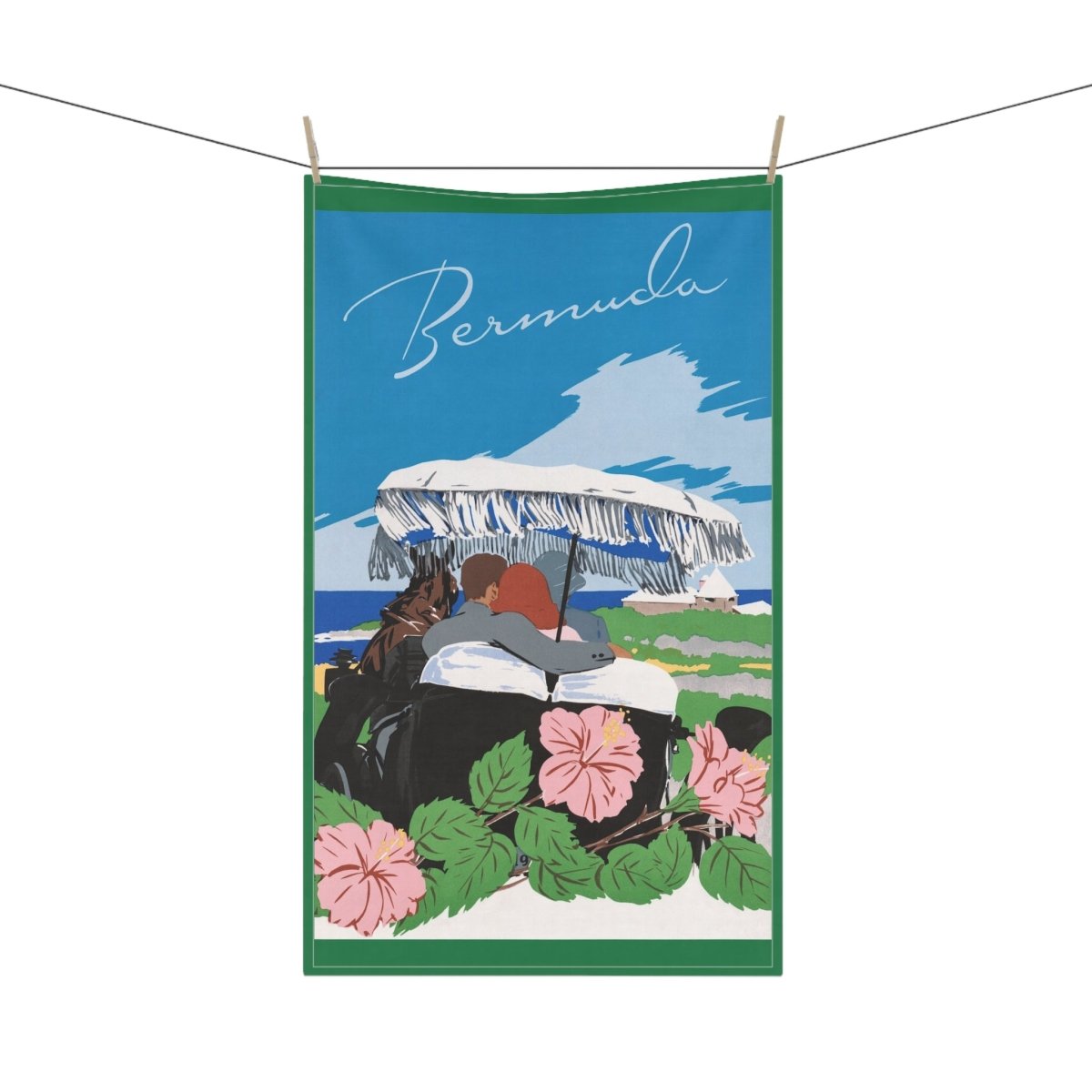 Bermuda Parasol | Tea Towel - Tea Towel - Piccolo Fiore Prints