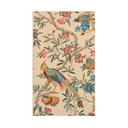 Birds and Fruit in Peach | Hand Towel - Hand Towel - Piccolo Fiore Prints