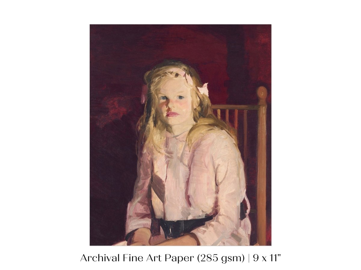 Blonde Haired Girl | P324 - Single Art Prints - Piccolo Fiore Prints