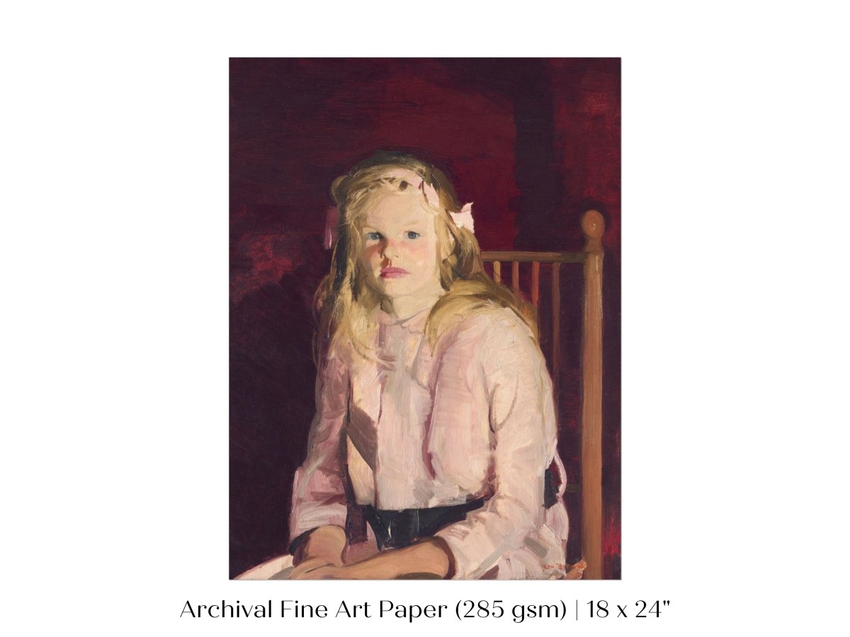 Blonde Haired Girl | P324 - Single Art Prints - Piccolo Fiore Prints