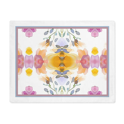 Blooming White | Placemat - Cotton Twill Placemat - Piccolo Fiore Prints