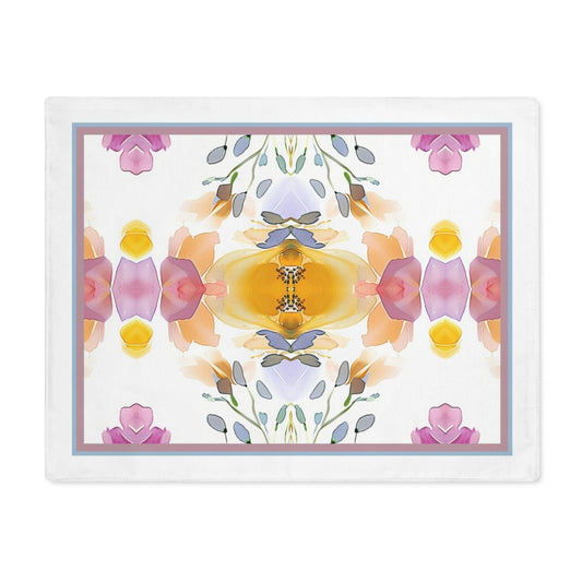 Blooming White | Placemat - Cotton Twill Placemat - Piccolo Fiore Prints
