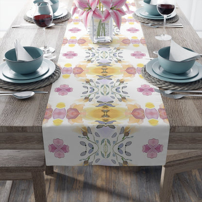 Blooming White | Table Runner - Table Runner - Piccolo Fiore Prints