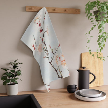 Blossoming Plum Branches | Tea Towel - Tea Towel - Piccolo Fiore Prints