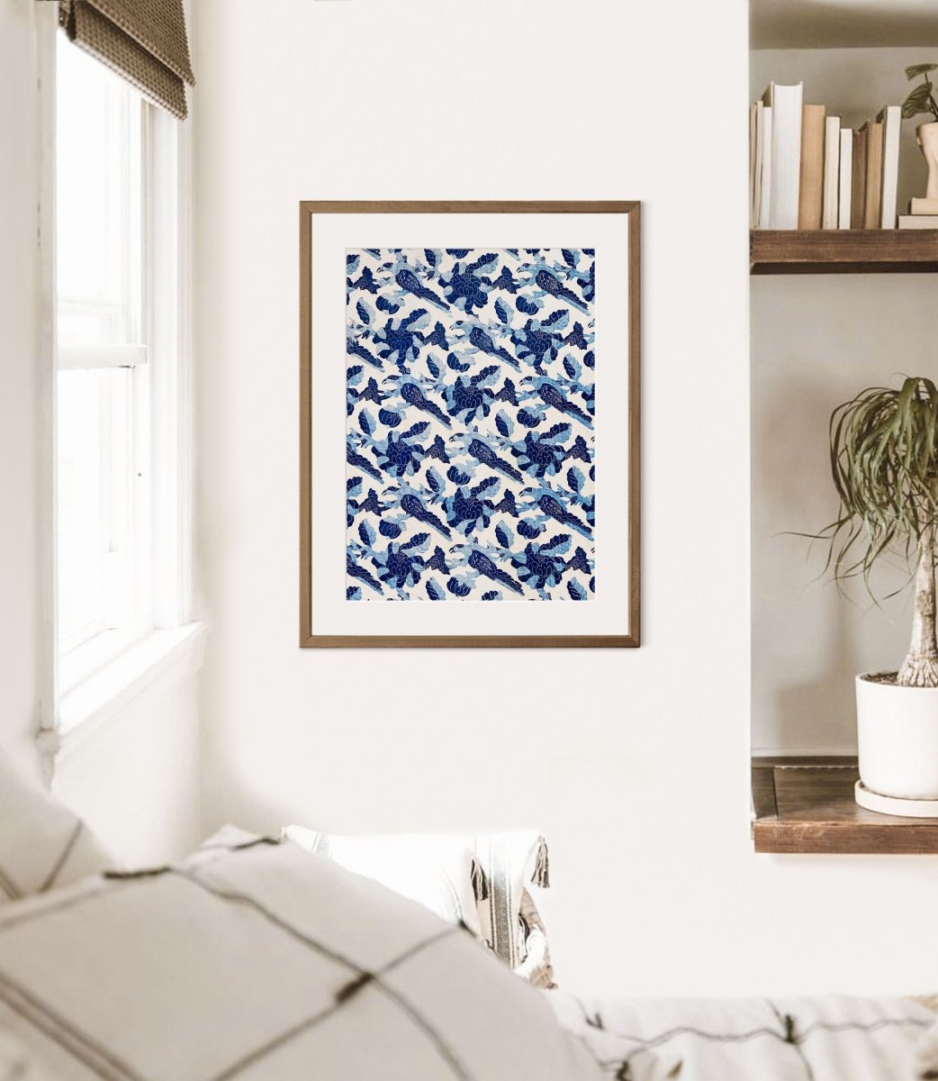 Blue Beach House | Gallery Wall Set | 9 Prints | S9 - 6 - Gallery Wall Set - Piccolo Fiore Prints