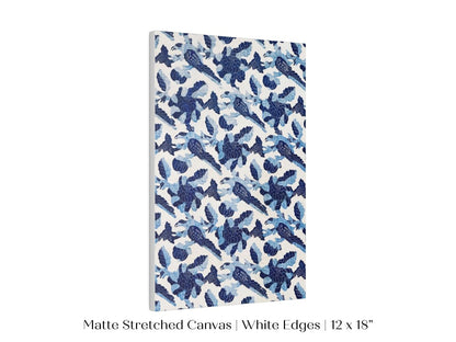 Blue Bird and Flower Quilt Print | P157 - Single Art Prints - Piccolo Fiore Prints