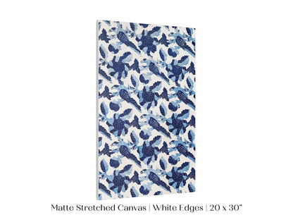 Blue Bird and Flower Quilt Print | P157 - Single Art Prints - Piccolo Fiore Prints