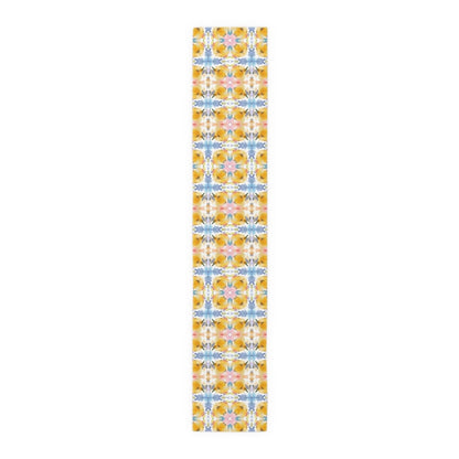 Bold Bloom Floral Cross | Table Runner - Table Runner - Piccolo Fiore Prints