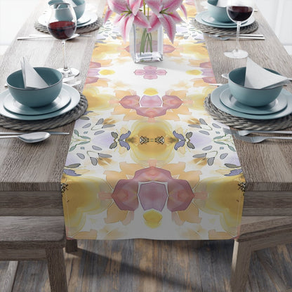 Bold Bloom Tile | Table Runner - Table Runner - Piccolo Fiore Prints
