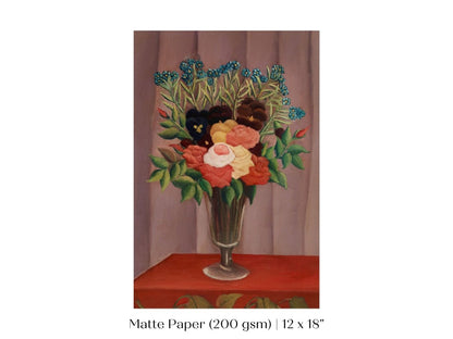 Bouquet of Flowers | P296 - Single Art Prints - Piccolo Fiore Prints