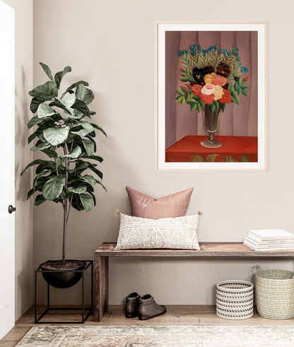 Bouquet of Flowers | P296 - Single Art Prints - Piccolo Fiore Prints