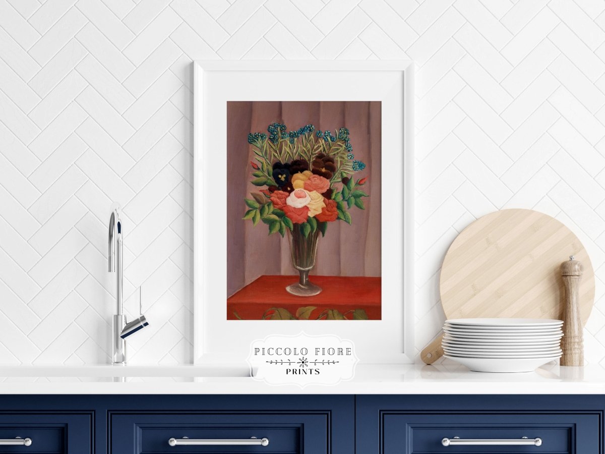 Bouquet of Flowers | P296 - Single Art Prints - Piccolo Fiore Prints