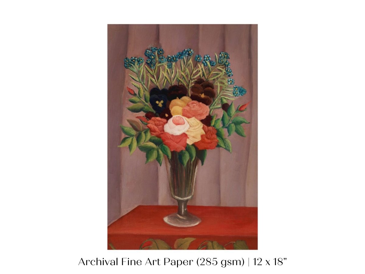 Bouquet of Flowers | P296 - Single Art Prints - Piccolo Fiore Prints