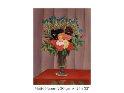 Bouquet of Flowers | P296 - Single Art Prints - Piccolo Fiore Prints