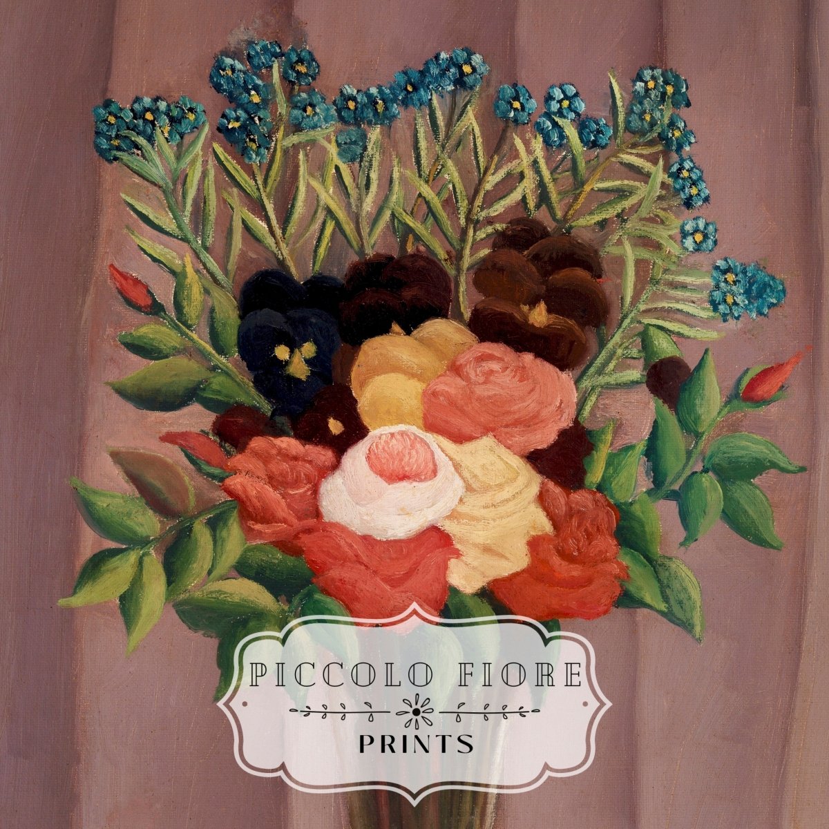 Bouquet of Flowers | P296 - Single Art Prints - Piccolo Fiore Prints