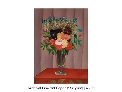 Bouquet of Flowers | P296 - Single Art Prints - Piccolo Fiore Prints