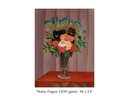 Bouquet of Flowers | P296 - Single Art Prints - Piccolo Fiore Prints