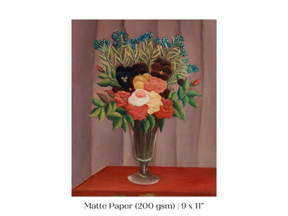 Bouquet of Flowers | P296 - Single Art Prints - Piccolo Fiore Prints