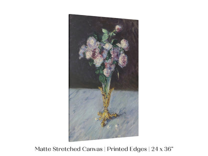 Bouquet of Roses in Crystal Vase | P559 - Single Art Prints - Piccolo Fiore Prints