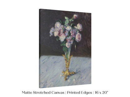 Bouquet of Roses in Crystal Vase | P559 - Single Art Prints - Piccolo Fiore Prints