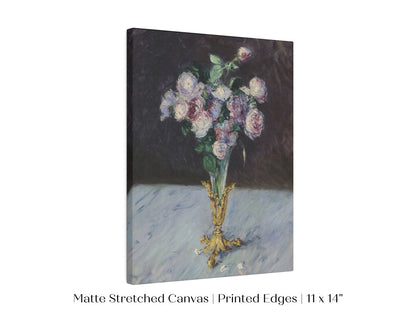 Bouquet of Roses in Crystal Vase | P559 - Single Art Prints - Piccolo Fiore Prints