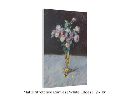 Bouquet of Roses in Crystal Vase | P559 - Single Art Prints - Piccolo Fiore Prints