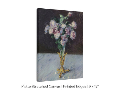 Bouquet of Roses in Crystal Vase | P559 - Single Art Prints - Piccolo Fiore Prints