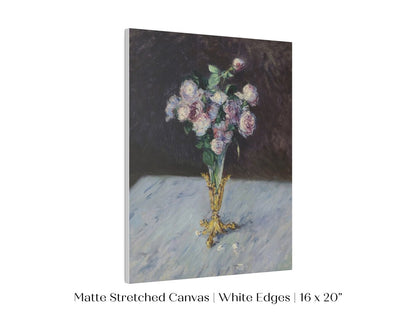 Bouquet of Roses in Crystal Vase | P559 - Single Art Prints - Piccolo Fiore Prints