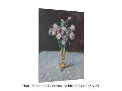 Bouquet of Roses in Crystal Vase | P559 - Single Art Prints - Piccolo Fiore Prints