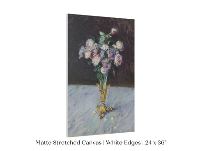 Bouquet of Roses in Crystal Vase | P559 - Single Art Prints - Piccolo Fiore Prints