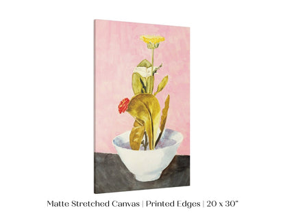 Bowl of Flowers | P133 - Single Art Prints - Piccolo Fiore Prints