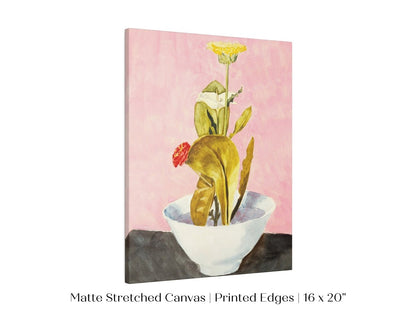 Bowl of Flowers | P133 - Single Art Prints - Piccolo Fiore Prints