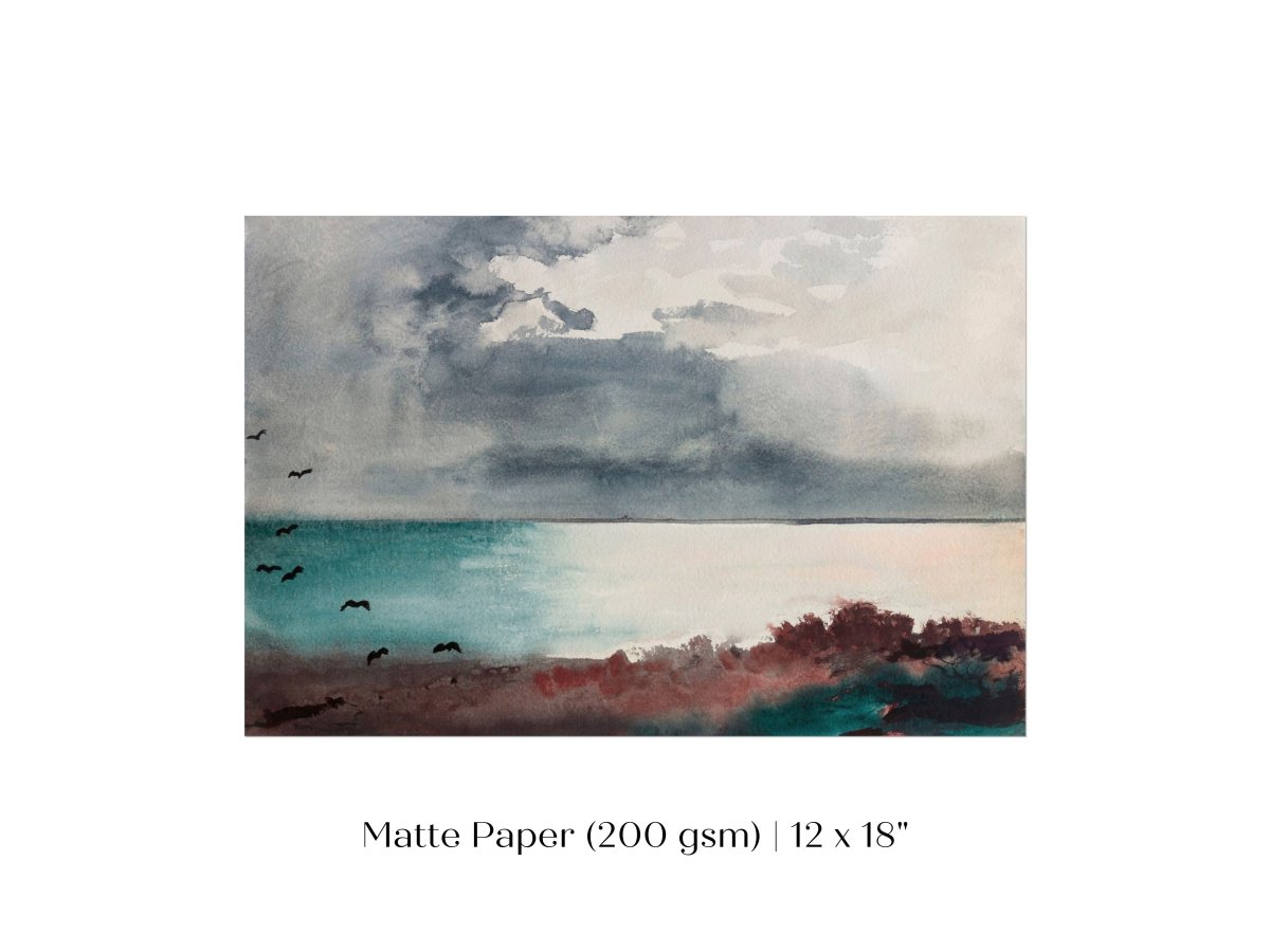Breaking Storm | P359 - Single Art Prints - Piccolo Fiore Prints