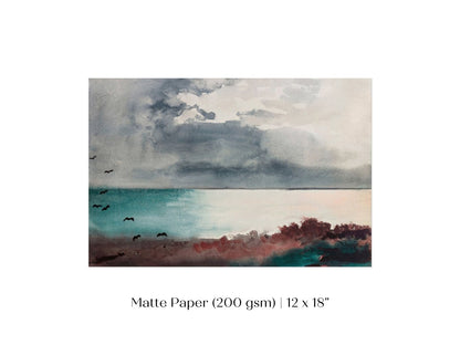 Breaking Storm | P359 - Single Art Prints - Piccolo Fiore Prints