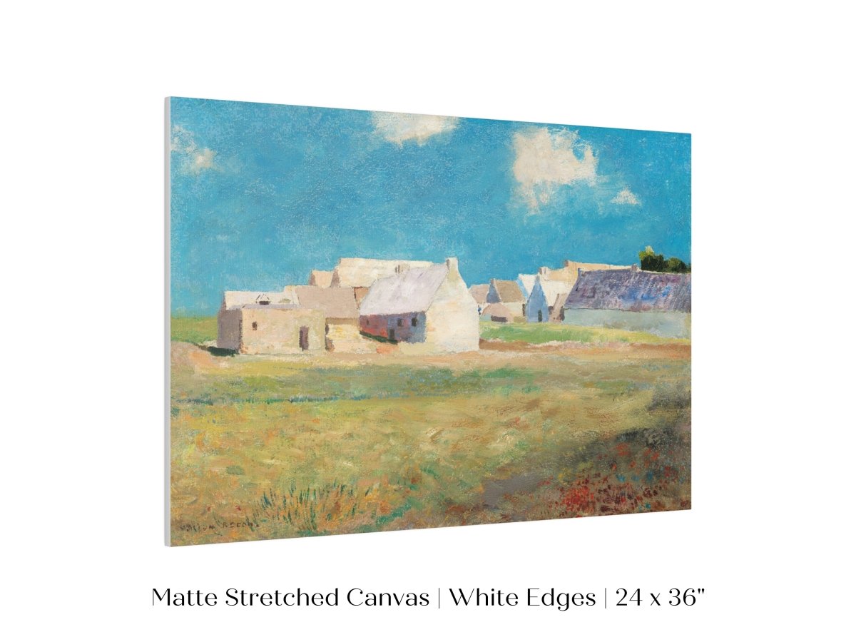 Breton Village | P29 - Single Art Prints - Piccolo Fiore Prints