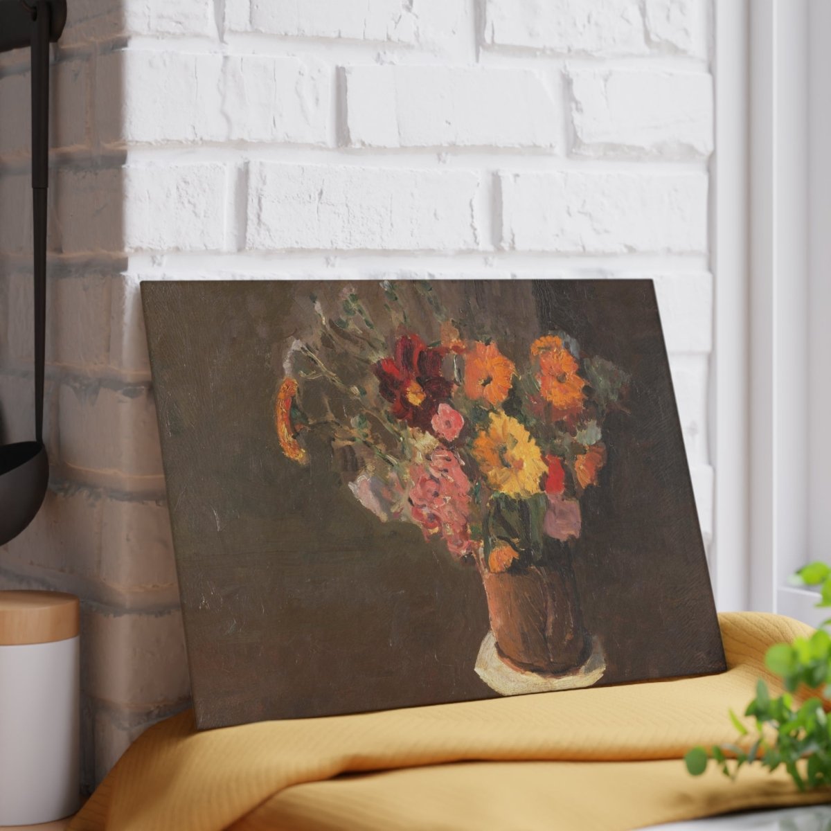 Bunch of Summer Flowers | Glass Chopping Board - Glass Chopping Board - Piccolo Fiore Prints