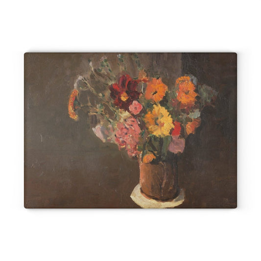 Bunch of Summer Flowers | Glass Chopping Board - Glass Chopping Board - Piccolo Fiore Prints