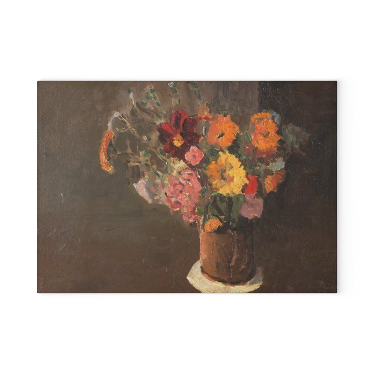 Bunch of Summer Flowers | Glass Chopping Board - Glass Chopping Board - Piccolo Fiore Prints