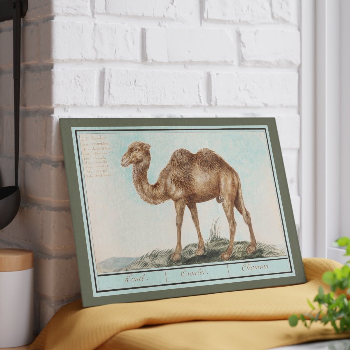 Camel | Glass Chopping Board - Glass Chopping Board - Piccolo Fiore Prints