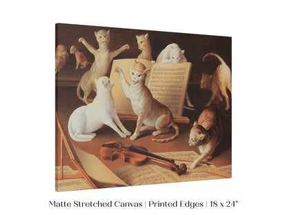 Cat Concert | P481 - Single Art Prints - Piccolo Fiore Prints