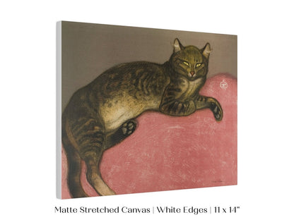 Cat on a Cushion | P330 - Single Art Prints - Piccolo Fiore Prints