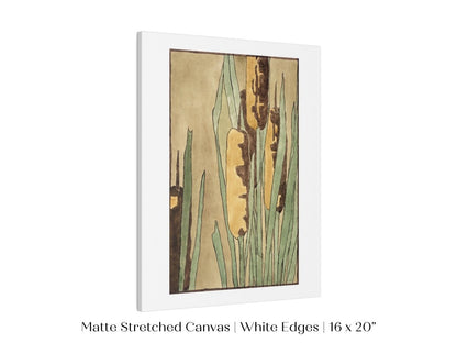 Cattails | P190 - Single Art Prints - Piccolo Fiore Prints