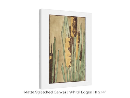 Cattails | P190 - Single Art Prints - Piccolo Fiore Prints