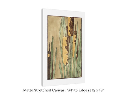 Cattails | P190 - Single Art Prints - Piccolo Fiore Prints