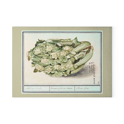 Cauliflower | Glass Chopping Board - Glass Chopping Board - Piccolo Fiore Prints