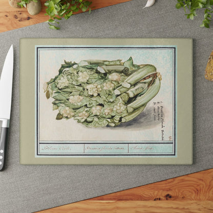 Cauliflower | Glass Chopping Board - Glass Chopping Board - Piccolo Fiore Prints