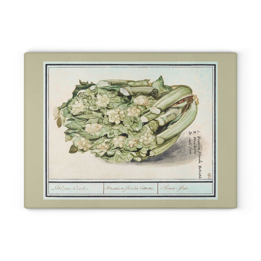 Cauliflower | Glass Chopping Board - Glass Chopping Board - Piccolo Fiore Prints