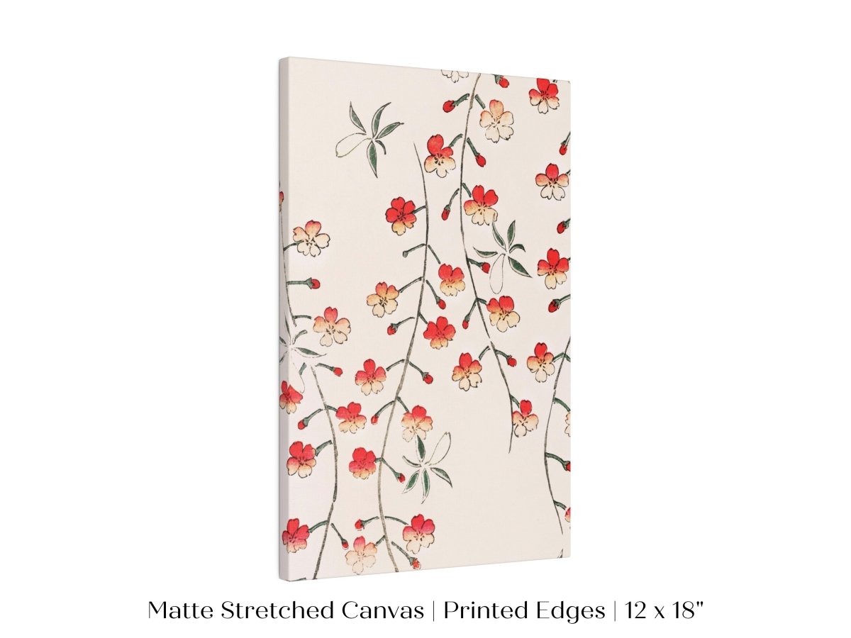 Cherry Blossom Pattern | Vintage Japanese Art | P322 - Single Art Prints - Piccolo Fiore Prints